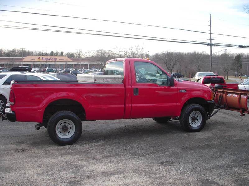 2001 Ford F-250 XL Standard Cab Pickup with Plow