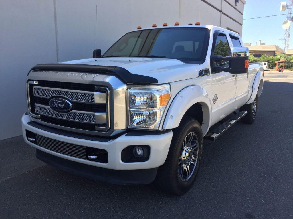 Repaired 2014 Ford F 350 Platinum pickup