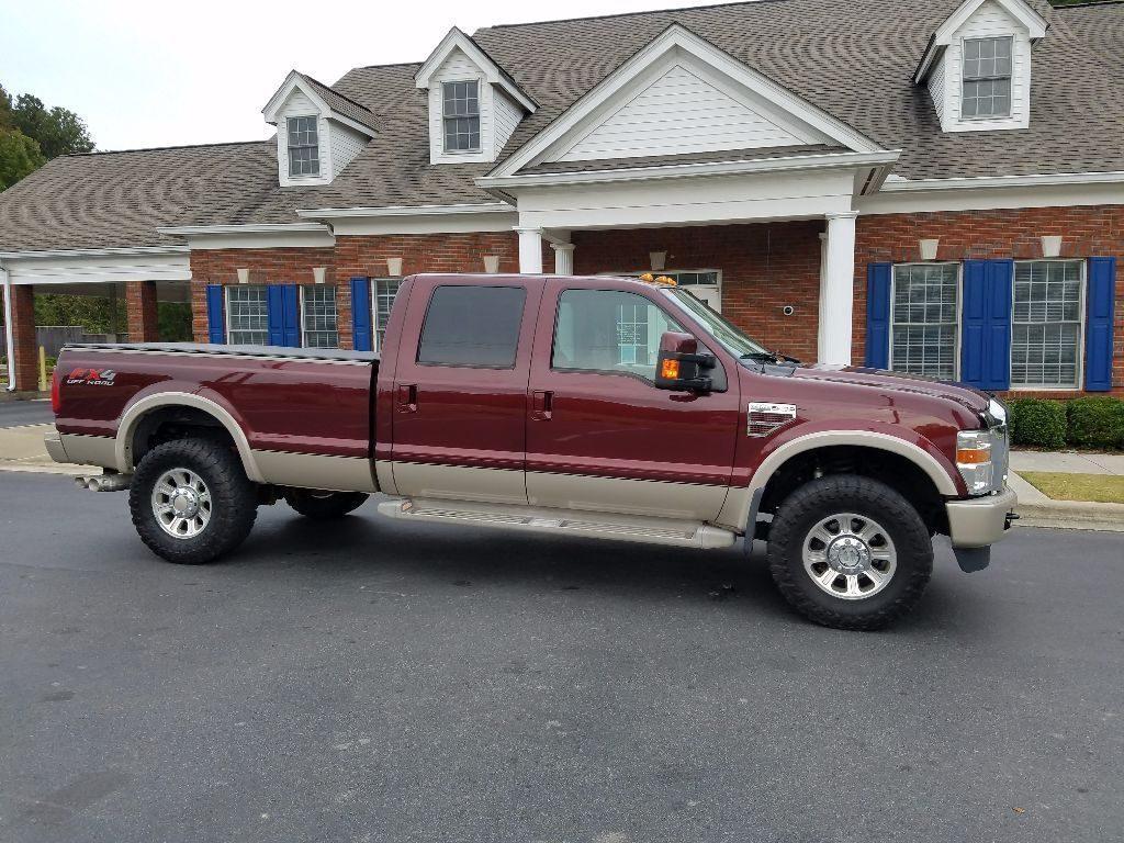 fully loaded 2010 Ford F 350 King Ranch Lariat FX4 pickup