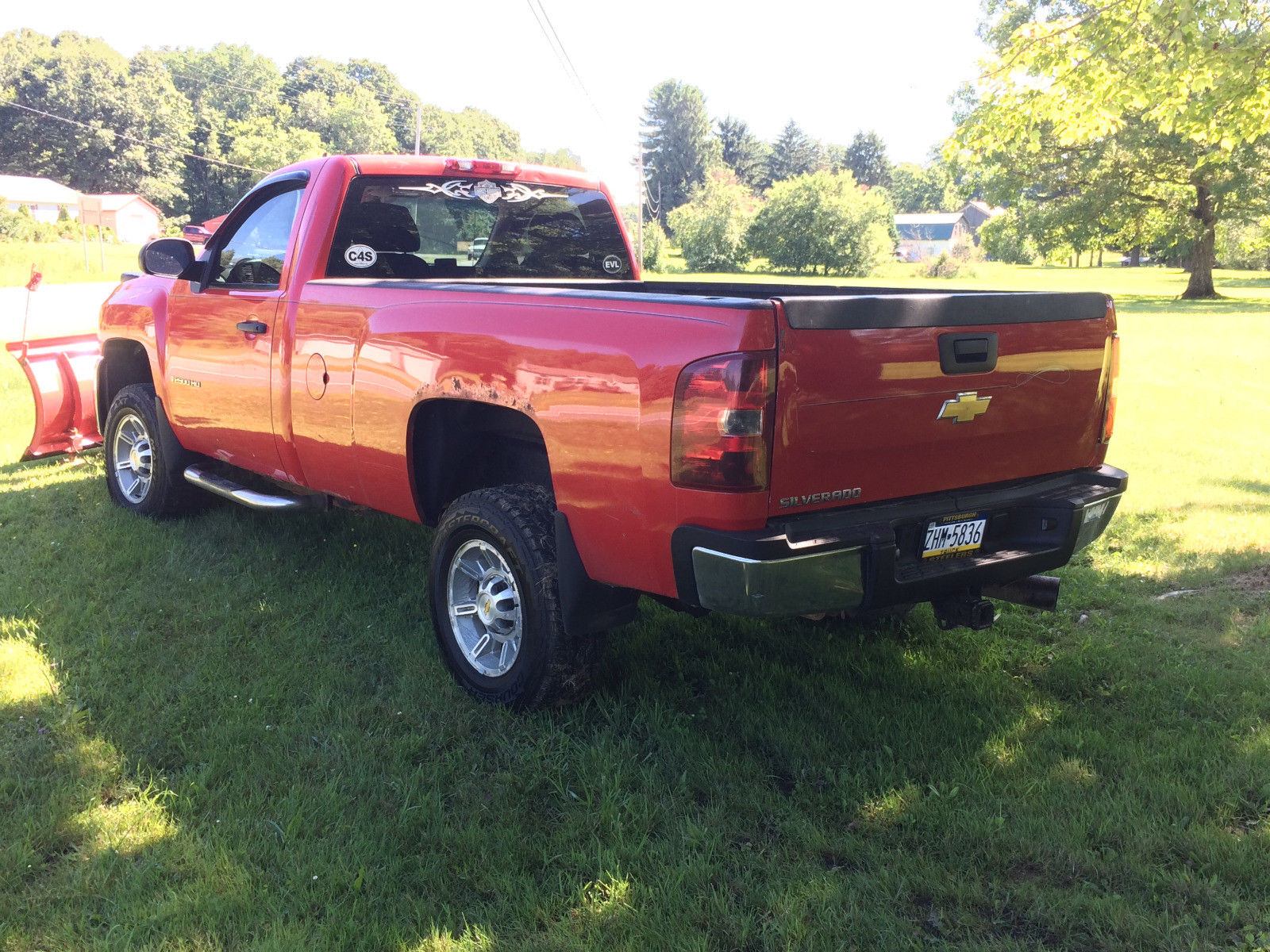 snow plow 2008 Chevrolet Silverado 2500 pickup for sale