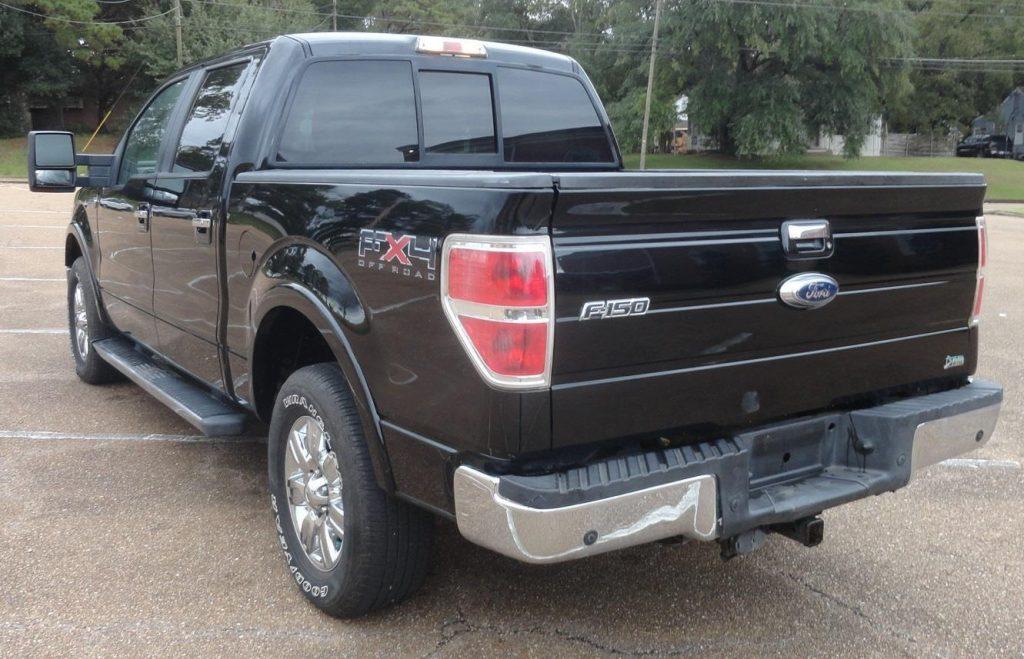 well optioned 2010 Ford F 150 Lariat 4×4 pickup