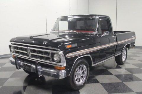 sporty looking 1971 Ford F 100 custom wheels pickup for sale
