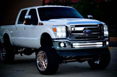 well customized 2011 Ford F 250 Superduty Diesel pickup for sale