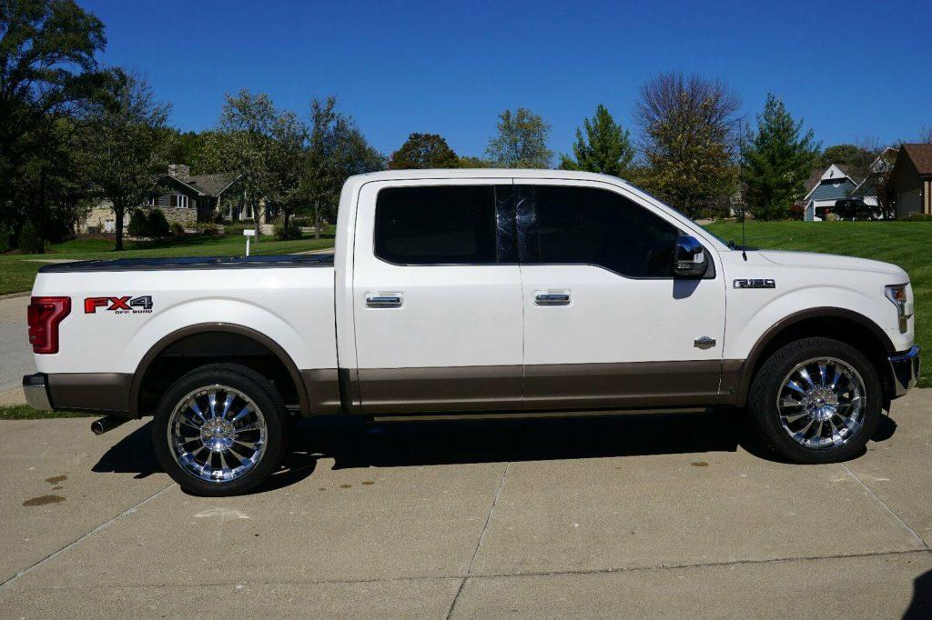 clean 2015 Ford F 150 King Ranch pickup