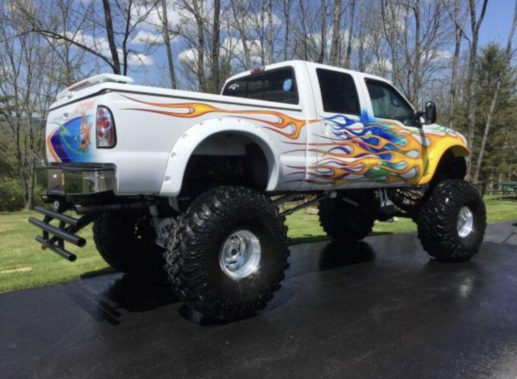 lifted 1999 Ford F 250 pickup