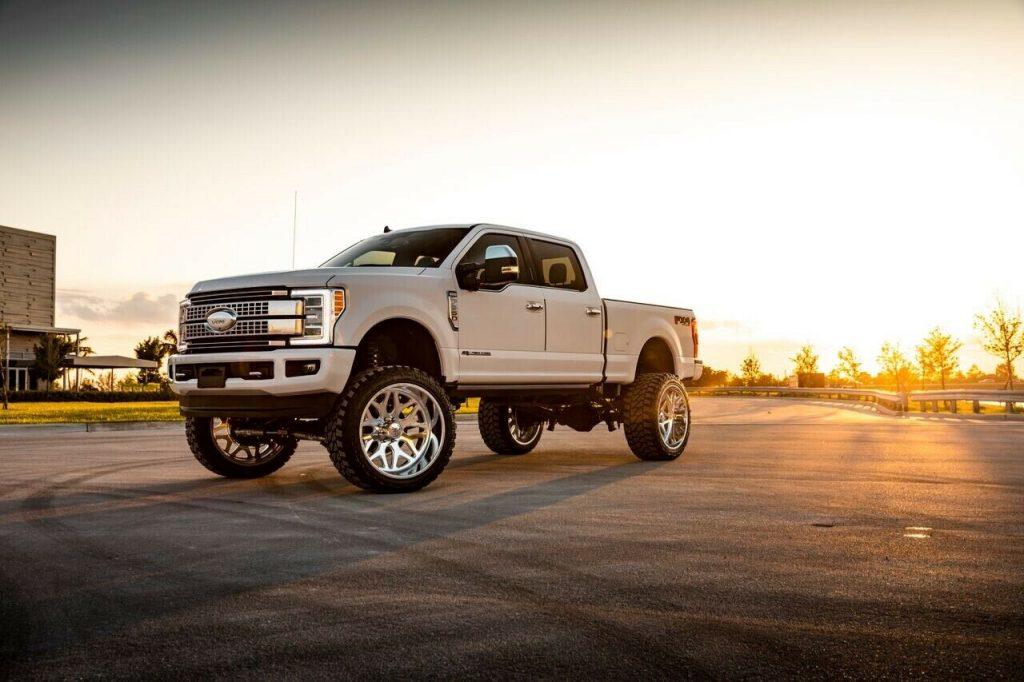 fully loaded 2019 Ford F 350 Platinum pickup