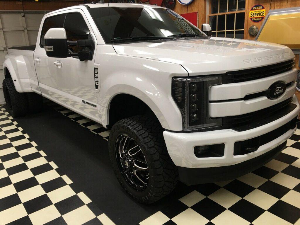 modified 2019 Ford F 350 Lariat Dually pickup