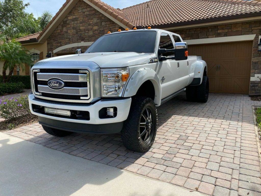 carefully maintained 2011 Ford F 350 Platinum pickup