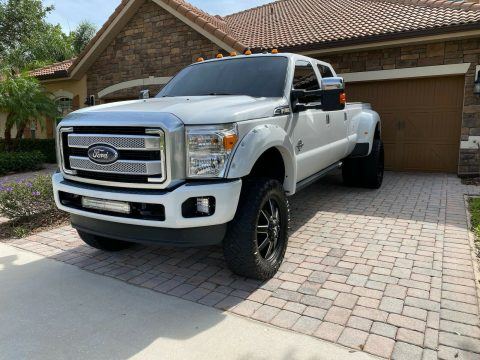 carefully maintained 2011 Ford F 350 Platinum pickup for sale