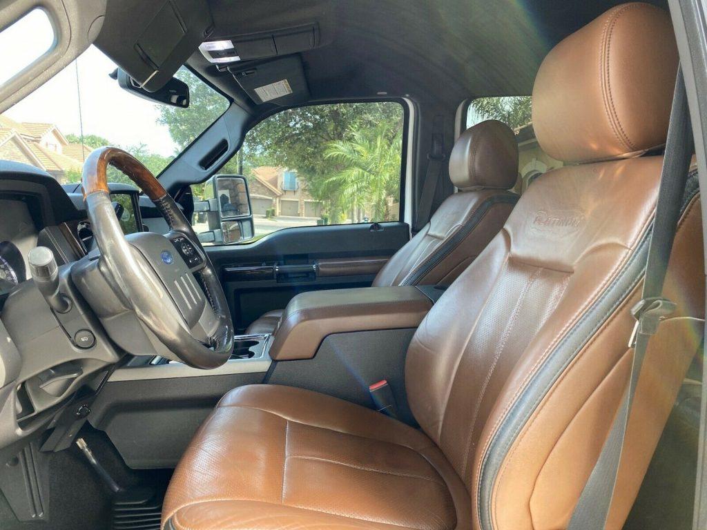 carefully maintained 2011 Ford F 350 Platinum pickup