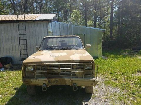 minor rust 1985 Chevrolet CUCV M1008 Military pickup for sale