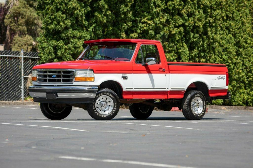 1995 Ford F-150 XLT pickup [well equipped]
