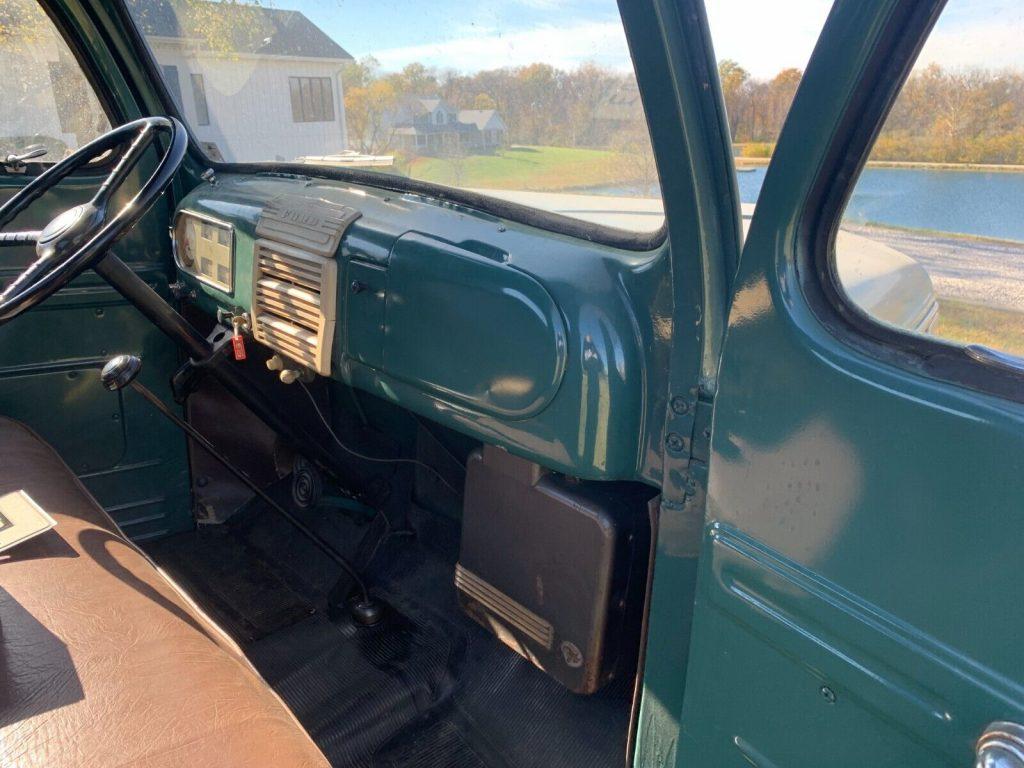 1949 Ford F-1 Pickup Truck Stock Flathead V8 All Gauges Work Runs and Drives