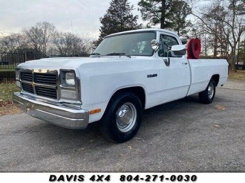 1993 Dodge RAM 150 Long Bed Pickup/service Truck 27494 Miles White 5.2L V8 OHV for sale