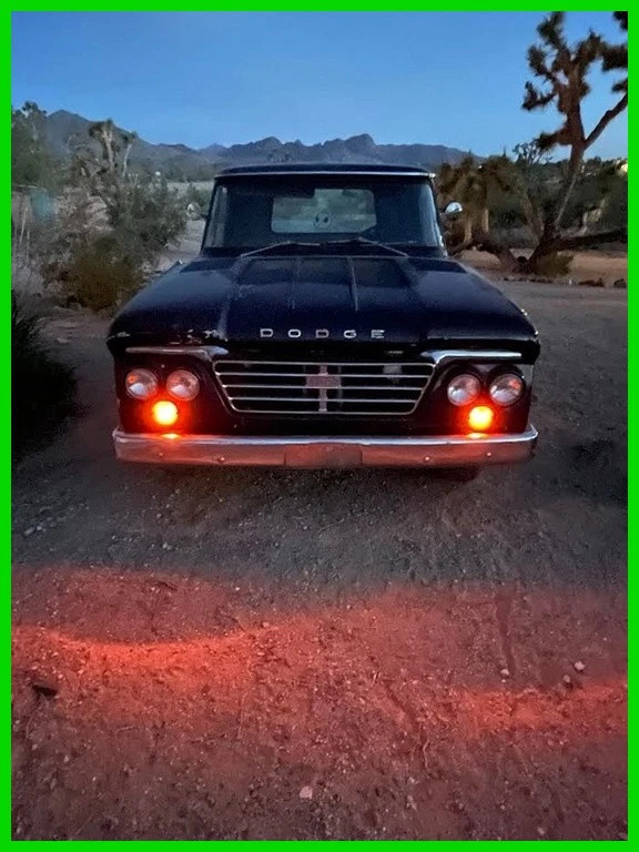 1964 Dodge D100 Long Bed Camper Special Sweptline Model 318 V8 Dual Exhaust