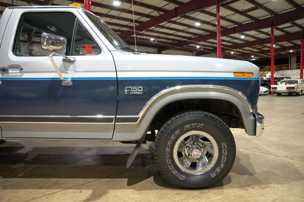 1986 Ford F150 XL 63013 Miles Light Smoke Metallic & Shadow Blue Pickup