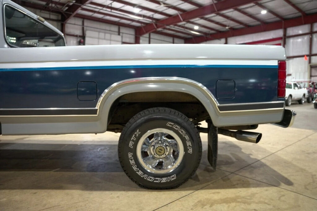 1986 Ford F150 XL 63013 Miles Light Smoke Metallic & Shadow Blue Pickup