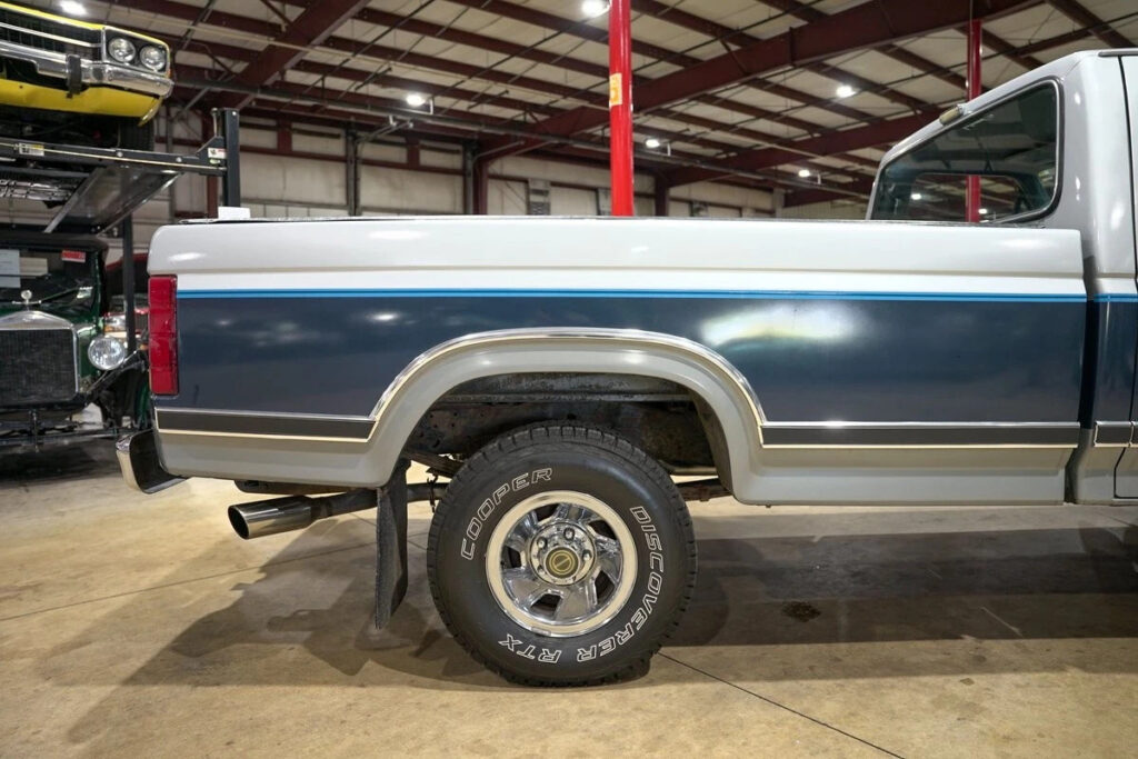 1986 Ford F150 XL 63013 Miles Light Smoke Metallic & Shadow Blue Pickup