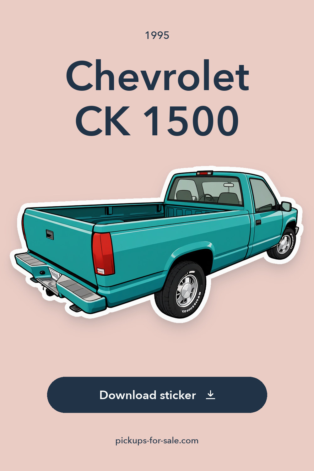 1995 Chevrolet CK 1500 sticker preview