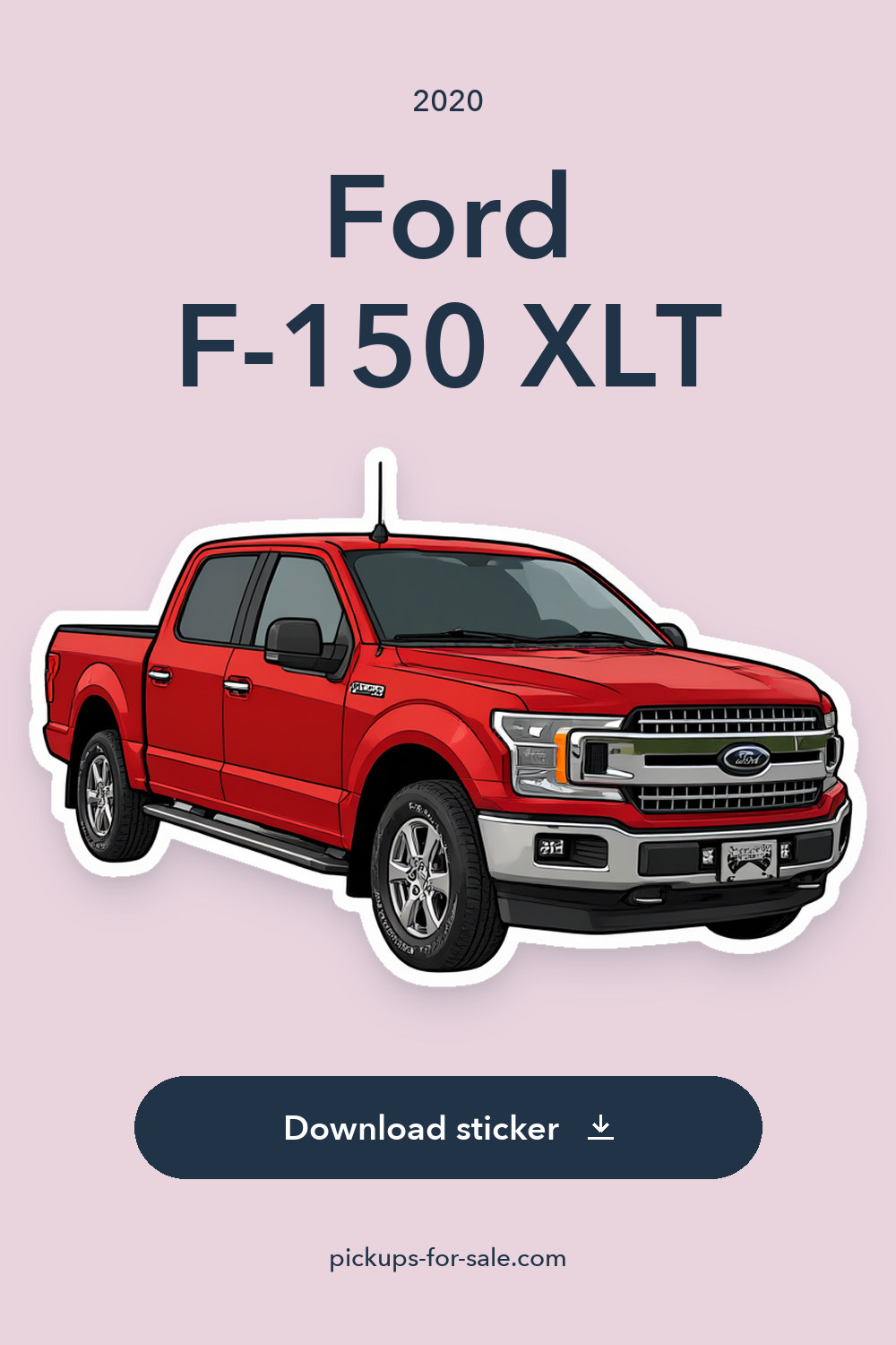 2020 Ford F-150 XLT 76250 Miles Red Metallic Crew Cab Pickup 3.5L Gas V6 Automat sticker preview